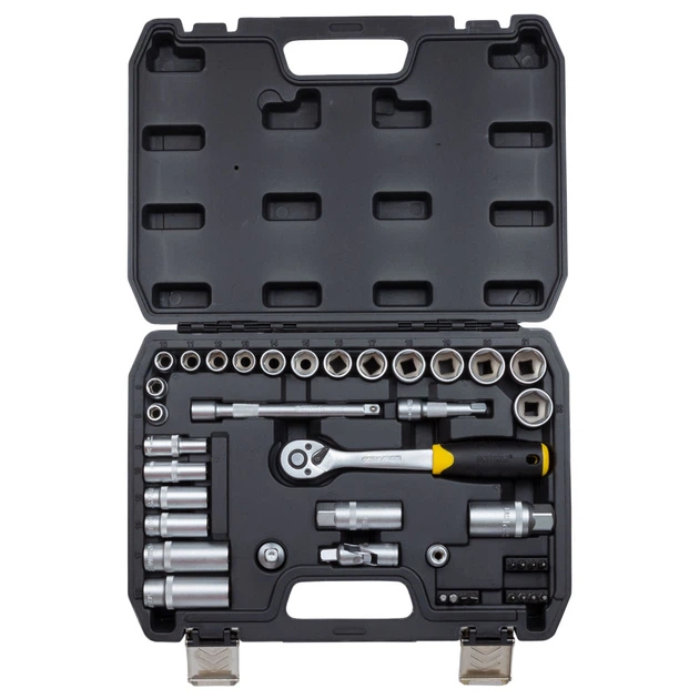 Набор насадок торцевых и бит 3/8" 39шт CrV mid SIGMA (6003601) - изображение 3