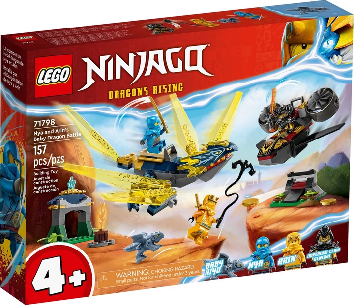 なっち Конструктор Lego Ninjago Битва дракончиків Нії та Арін 71798
