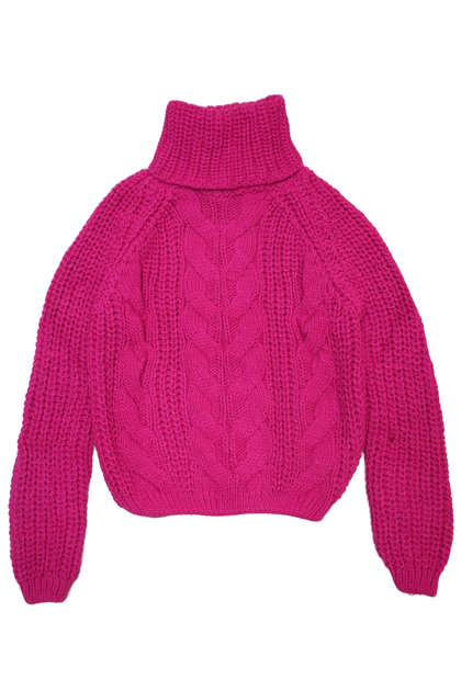 Свитер MiniModa 164 см Ярко-розовый (2125000830339) - изображение 3