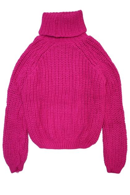 Свитер MiniModa 164 см Ярко-розовый (2125000830339) - изображение 4