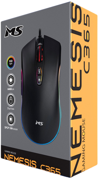 Мышь MS NEMESIS C365 RGB USB Black (MSP20049) - изображение 5