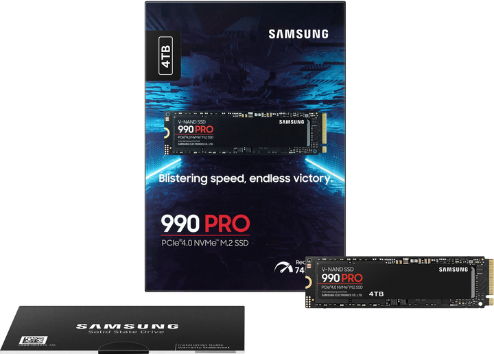 SSD диск Samsung 990 PRO 4TB M.2 2280 NVMe 2.0 PCIe 4.0 x4 V-NAND TLC (MZ-V9P4T0BW) - зображення 8
