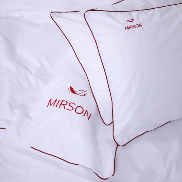 Акція на Підковдра MirSon Ranforce Elite Corner 11-2107 White 143х210 см від Rozetka