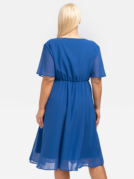 Сукня міді літня жіноча Karko SB272 54 Синя (5903676095811) - зображення 2