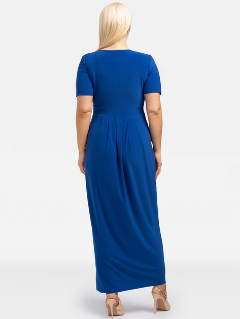 Сукня вечірня довга літня жіноча Karko SB382 54/56 Синя (5903676081746) - зображення 2