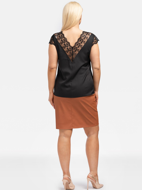 Bluzka damska Karko BA247 38-40 Czarna (5903676136682) - obraz 4