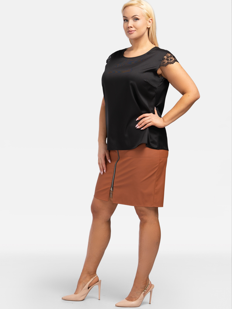Bluzka damska Karko BA247 38-40 Czarna (5903676136682) - obraz 5