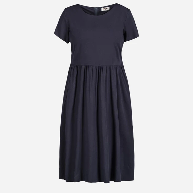 Sukienka trapezowa damska midi Karko SB993 44 Granatowa (5903676181217) - obraz 4