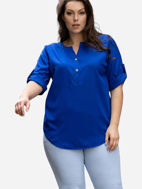 Блузка жіноча Karko BA323 50-52 Синя (5903676172031) - зображення 1