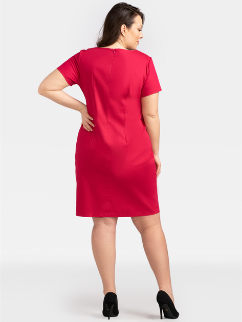 Плаття-футболка міді літнє жіноче Karko SC093 44 Рожеве (5903676191605) - зображення 2
