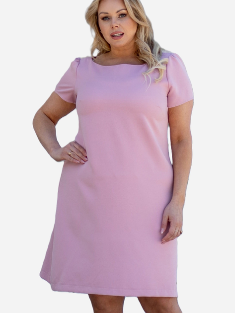 Плаття міді літнє жіноче Karko SB334 42-44 Рожеве (5903676073116) - зображення 1