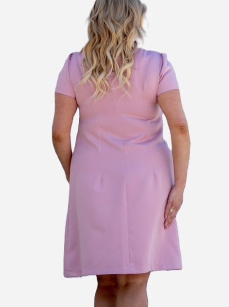 Плаття міді літнє жіноче Karko SB334 46-48 Рожеве (5903676073123) - зображення 2