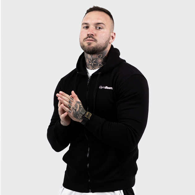 Толстовка Zipper Hoodie чорний XXL - GymBeam - Фото 1 Толстовка Zipper Hoodie чорний XXL - GymBeam - изображение 1
