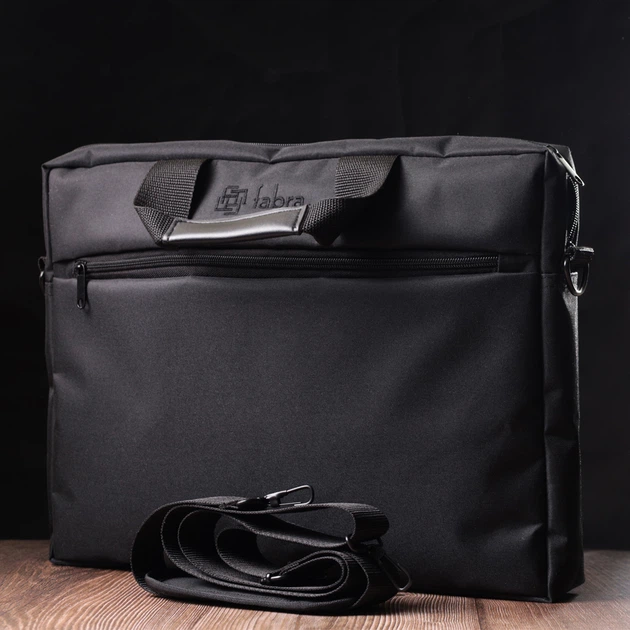 Практичная деловая сумка из качественного полиэстера FABRA Bag 22585 Черный - изображение 12