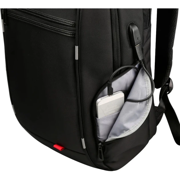 Рюкзак для ноутбука Tavialo 15.6" Smart TB20-1 black, 20л, 46х31х19см - Фото 9 Рюкзак для ноутбука Tavialo 15.6" Smart TB20-1 black, 20л, 46х31х19см - изображение 9