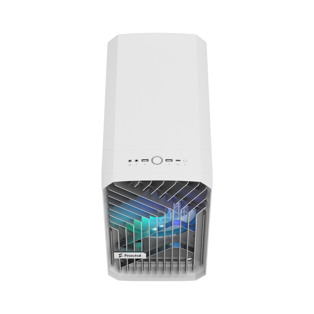 Компьютерный корпус Fractal Design Torrent Nano White RGB TG Clear