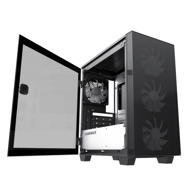 Корпус для пк / корпус для компьютера Gamemax Aero Mini Micro ATX без блока питания front panel with full mesh/V 1.62 PWM+ARGB Hub - изображение 7