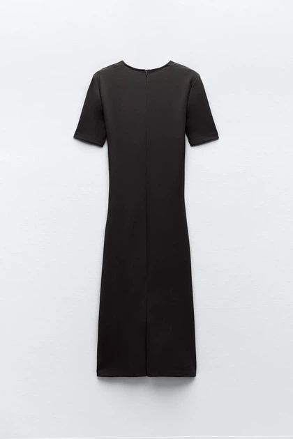 Платье Zara 7901/624/753 M Коричневое - Фото 7 Платье Zara 7901/624/753 M Коричневое - изображение 7
