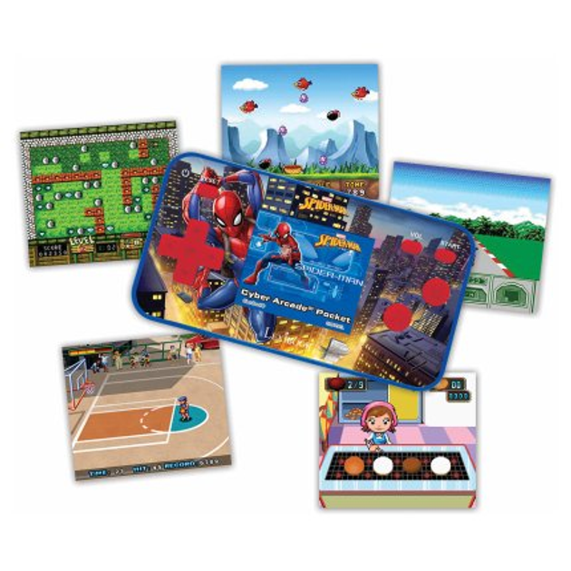 Ігрова консоль для дітей Lexibook Spider-Man Handheld console Cyber ArcadeВ Pocket 1.8'' (JL1895SP) (3380743088662) - зображення 3