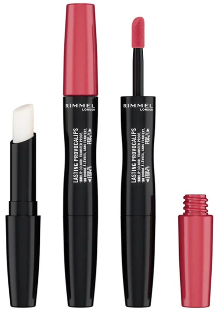 Zestaw kosmetyków do makijażu Rimmel London Lip Combo Provocalips Mauve Euphoria Błyszczyk 2.3 ml + Balsam 1.6 g + Ołówek do ust 1.2 g (3616305583529) - obraz 3