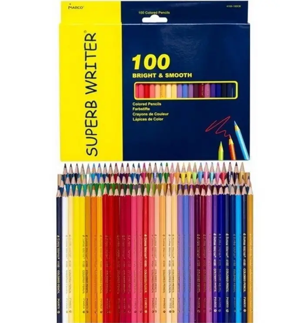 Олівці кольорові Marco Superb Writer 100 кольорiв (4100-100CB) - зображення 2