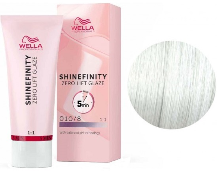 Фарба для волосся Wella Professionals Shinefinity Zero Lift Glaze 010.8 Lightest Pearl Blonde 60 мл (4064666717890) - зображення 2