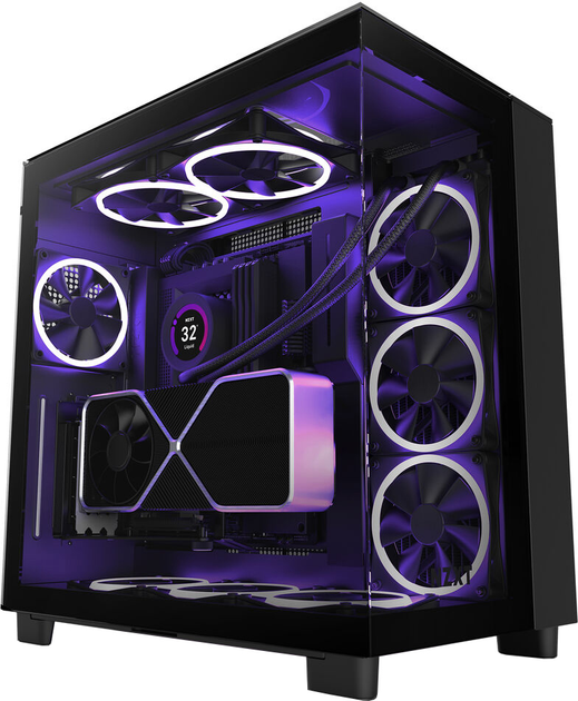 Obudowa NZXT H9 Elite RGB Black (CM-H91EB-01) - obraz 1