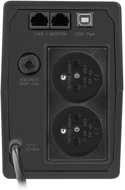 UPS Armac Home Line-Interactive 650E LED (H/650E/LED/V2) - obraz 3