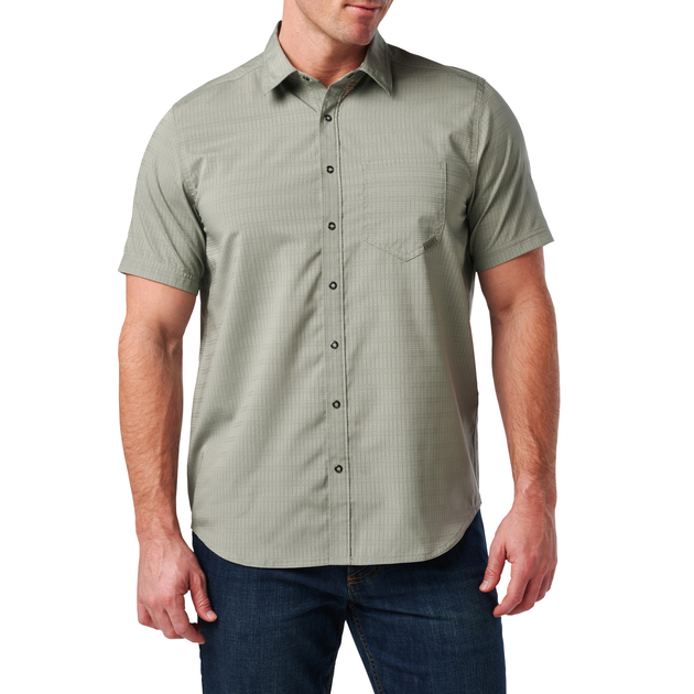 Сорочка тактична 5.11 Tactical Aerial Short Sleeve Shirt Mortar XL (71378-095) - зображення 1