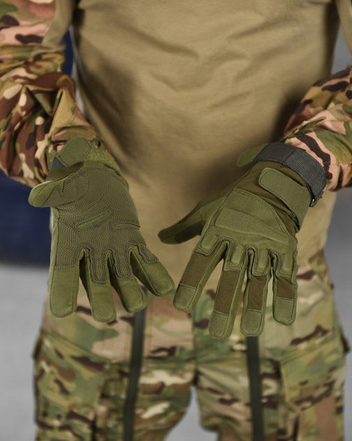 Тактичні рукавички standart oliva 0 L - зображення 1