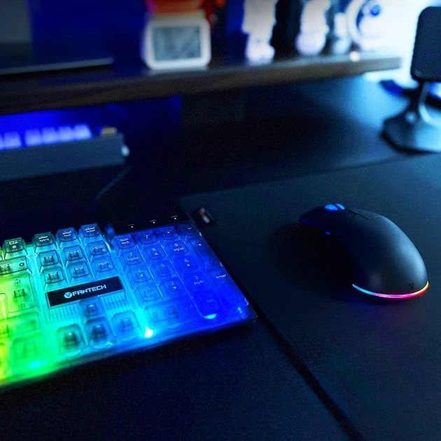 chiruru515です。 Проводная игровая USB клавиатура Fantech Shikari K515, Black