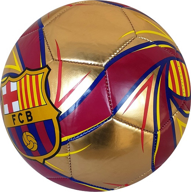 Футбольний м'яч Victoria FC Barcelona Star Gold Розмір 5 (8720153373531) - зображення 2