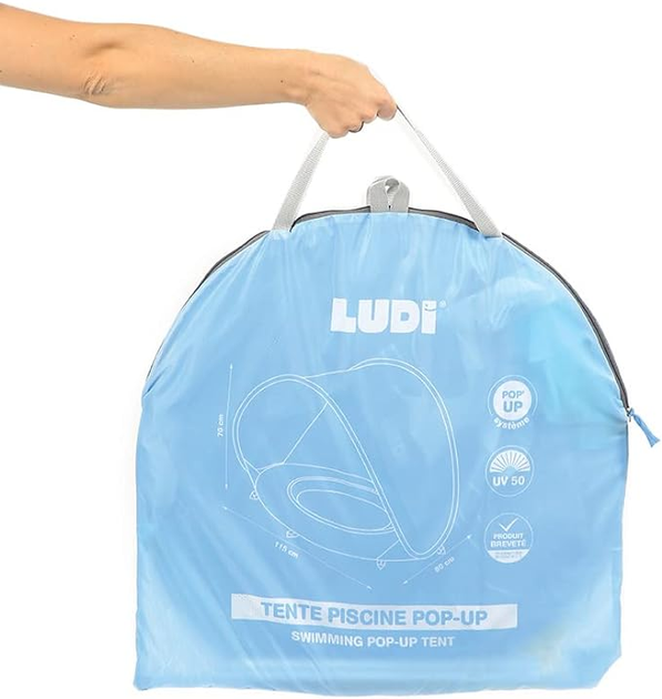 Дитячий пляжний намет Ludi Pop-up tent з басейном (LU90037) (3550833900376) - зображення 4