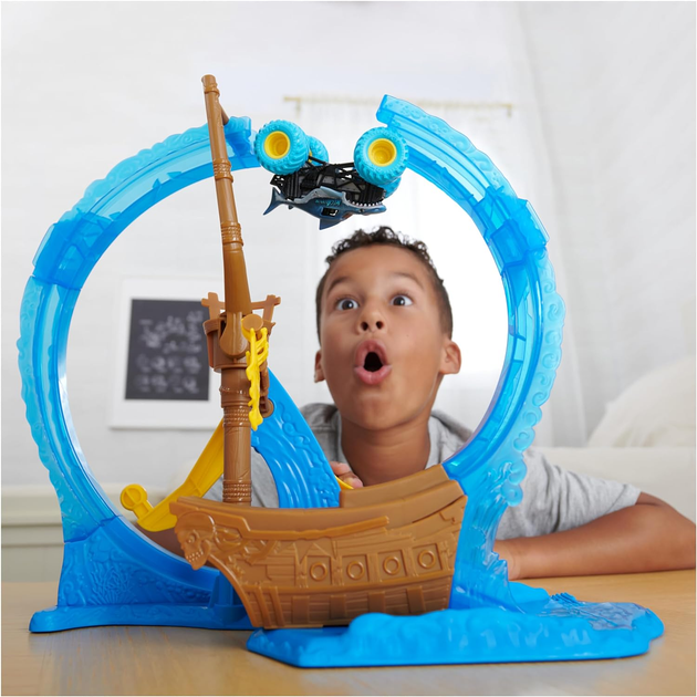 Автомобільна траса Monster Jam Loop of Doom Stunt Playset (6070018) (0681147016484) - зображення 3