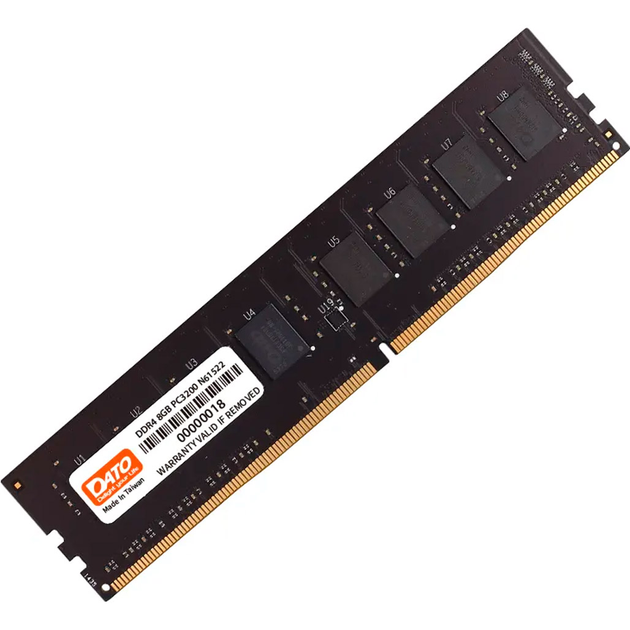 Модуль памяти DIMM DDR4 DATO 8GB 3200 MHz (DT16G4DSDND32) [102438] - изображение 3