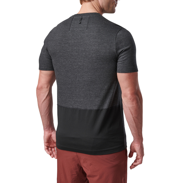 Футболка тактична потовідвідна 5.11 Tactical PT-R Charge Short Sleeve Top 2.0 Black Heather 2XL (82128-135) - зображення 2