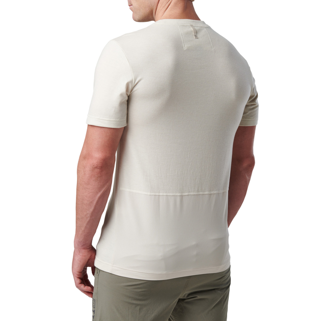 Футболка тактична потовідвідна 5.11 Tactical PT-R Charge Short Sleeve Top 2.0 Sand Dune Heather 2XL (82128-654) - изображение 2