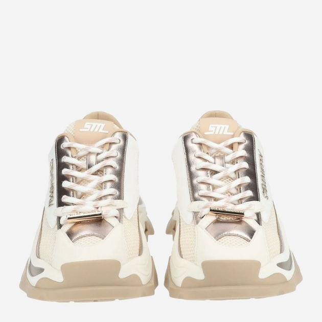 Sneakersy damskie Steve Madden Zoomz SM11002327 37 Beżowe (8720857334180) - obraz 5