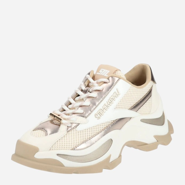 Жіночі снікери Steve Madden Zoomz SM11002327 38 Бежеві (8720857334197) - зображення 4