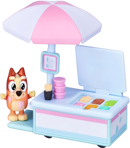 Figurka Bluey Ice Cream Cart z akcesoriami (5713396901220) - obraz 3