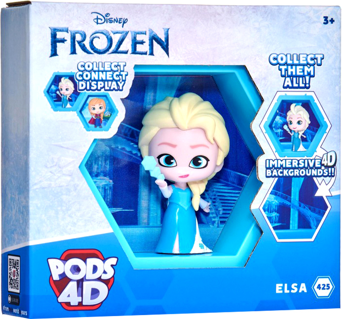 Figurka WOW Pods 4D Disney Frozen Elsa 12 x 10.2 cm (5055394026087) - obraz 1