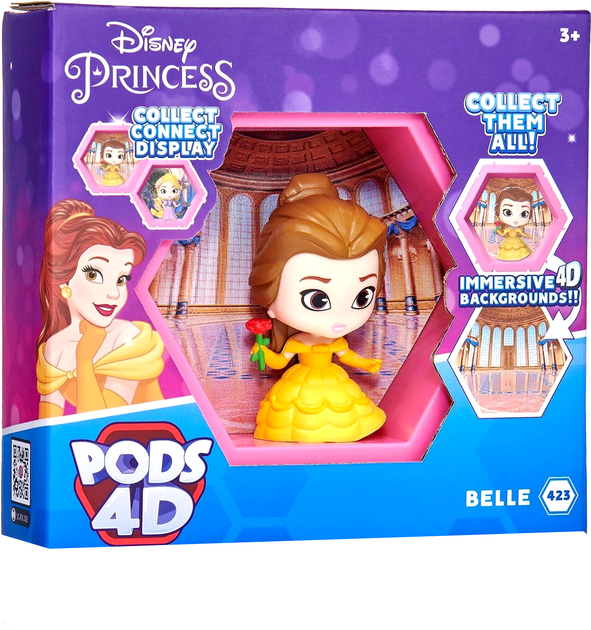 Figurka WOW Pods 4D Disney Princess Belle 12 x 10.2 cm (5055394026117) - obraz 1