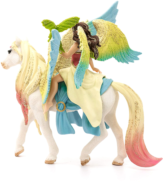 Zestaw figurek Schleich Bayala Fairy Surah With Glitter Pegasus 2 szt (4059433573786) - obraz 4