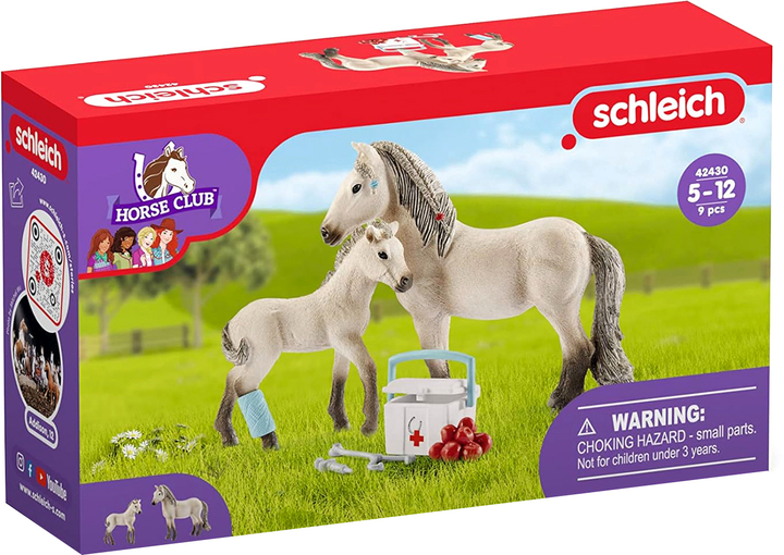 Набір фігурок Schleich Horse Club Hannah's First-Aid Kit 9 шт (4059433722436) - зображення 1