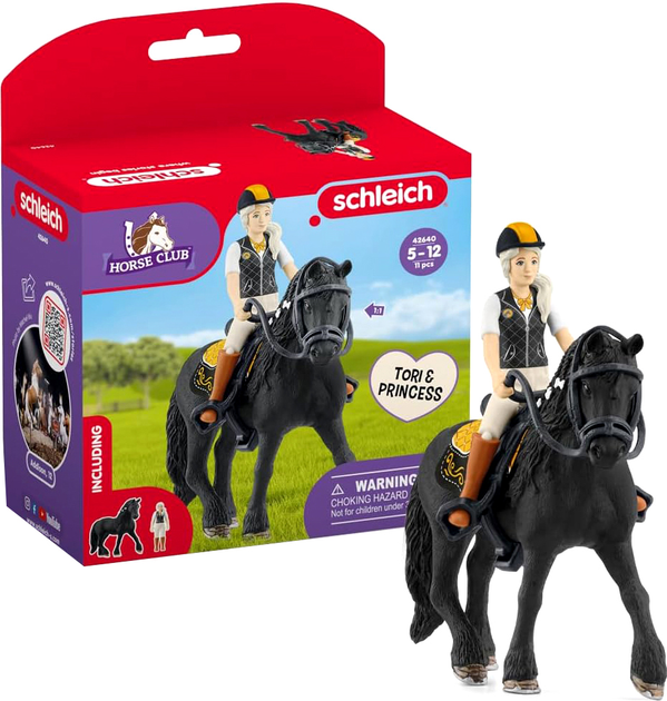 Набір фігурок Schleich Horse Club Horse Club Tori & Princess 5 шт (4059433720081) - зображення 1