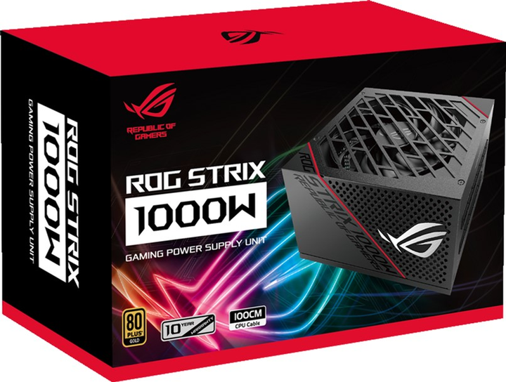 Zasilacz ASUS ROG Strix 80 Plus Gold 1000W (ROG-STRIX-1000G) - obraz 10