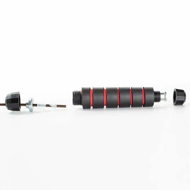 Скакалка швидкісна PowerPlay 4210 Power Weighted Jump Rope Чорна (2,7m.) - изображение 10