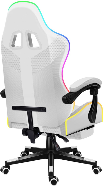 Fotel gamingowy Huzaro Force 4.7 RGB White - obraz 7