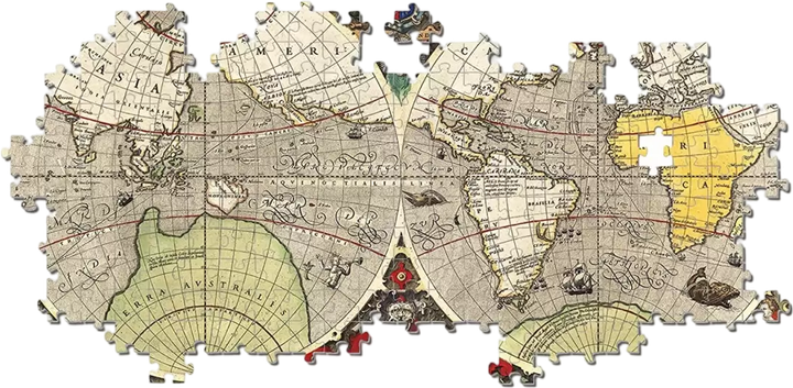 Пазли Clementoni HQ Antique Nautical Map 6000 елементів (8005125365265) - зображення 3