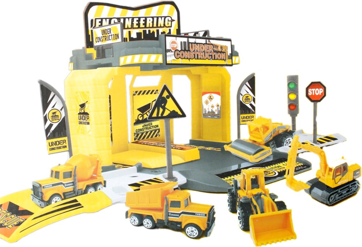 Parking Mega Creative Ejection Garage Engineering z maszynami budowlanymi i akcesoriami (5904335848328) - obraz 4